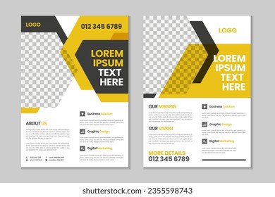 Brochure cover design, flyer template design, business brochure, annual report, portfolio, magazine, poster, modern presentation, a4 size banner template design