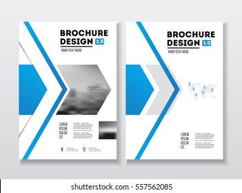 Annual Report Brochure Flyer Design Template Stock Vector (Royalty Free ...