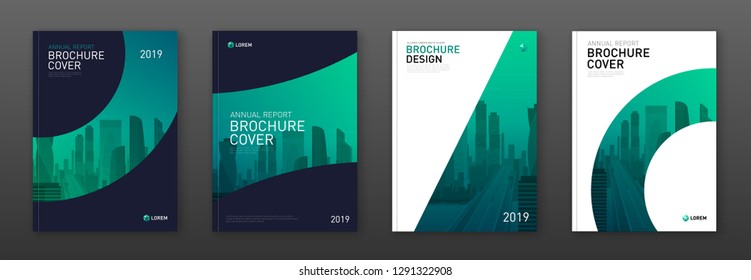 Brochure cover design layout set for business and construction. Abstract geometry whith colored cityscape vector illustration on background. Good for annual report, magazine, flyer, leaflet, poster. Brochure cover design layout set for business and construction. Abstract geometry whith colored cityscape vector illustration on background. Good for annual report, magazine, flyer, leaflet, poster.