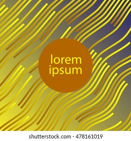 Brochure cover design set with motion backgrounds. Templates A4 to business card, poster, Flyer