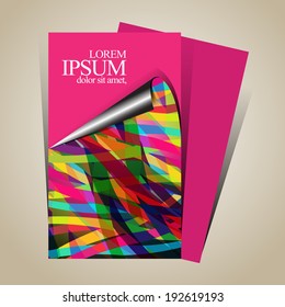 brochure cover design template