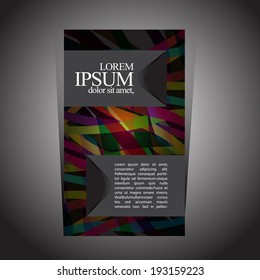 brochure cover design template