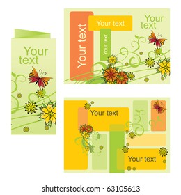 Brochure cover design template