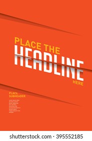 Brochure cover design template/ Abstract background with line pattern/ Presentation slides layout design/ Design element for business card and stationery set/ Backdrop design