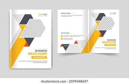brochure cover design theme template. corporate abstract colorful creative and modern layout for multipurpose use