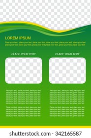 Brochure or cover design. Vector illustration.