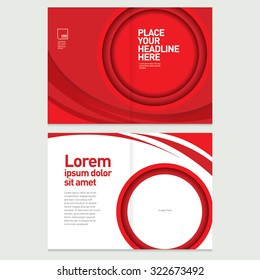 Brochure cover and inner pages design template/ Abstract background with geometrical pattern/ Presentation slides layout design/ Design element for business card and stationery set/ Backdrop design