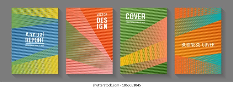 Broschüre Deckenlayouts, Vektorgeometrie. Technisch diagonale Elemente hinterlässt. Magische Notizbuchrahmen. Flyer mischen digitale Hintergrundbilder. Hipster Art deckt Geometrie-Set.