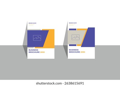 Brochure cover page design template