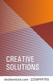 Diseño de portada de folleto de diseño de portada de diseño de vector geométrico. Plantilla de portada de cuaderno escolar. Sencillo simulacro de informe anual. Gráficos editables de la página de inicio web. Presentación de un folleto elegante.