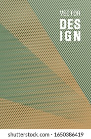 Diseño de portada de folleto diseño de medio tono de vector diseño. Folleto de marca corporativa. 2d formas abstractas maquetación de tecnología plana. Geometría de portada dinámica futura. Catálogo de ventas vívido maquillaje.