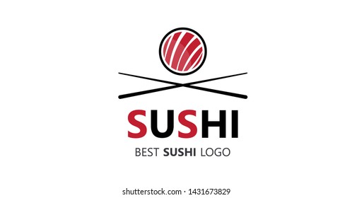 Brochure cover Sushi used in marketing and advertising. Vector illustration