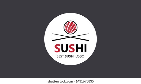 Brochure cover Sushi used in marketing and advertising. Vector illustration