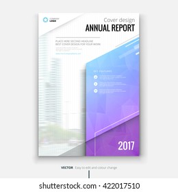 Brochure cover template design layout a4 concept
