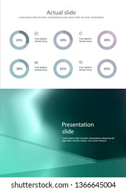 Brochure cover used in marketing and advertising. Vector illustration