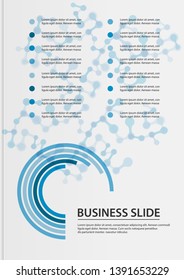Brochure cover used in marketing and advertising. Vector illustration