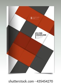 Brochure cover. Vector.