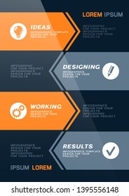 Brochure cover or web banner design. Vector illustration