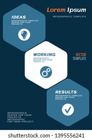Brochure cover or web banner design. Vector illustration