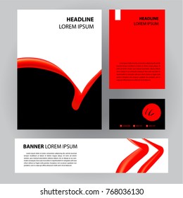 Brochure cover of  web page, catalog design. Web template banner, poster, flyer. 
