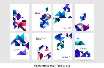 Brochure Covers Set in A4 size