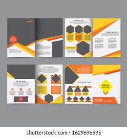 Brochure creative design. Multipurpose template.