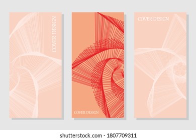 Brochure creative design. Multipurpose template with cover. Trendy minimalist flat geometric design. Square format.