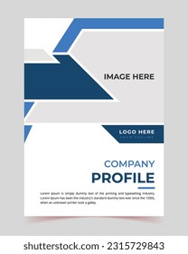 Brochure creative design, Multipurpose template with cover, back and inside pages, Trendy minimalist flat geometric design, Vertical a4 format, book cover, flyer design
