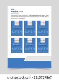 Brochure creative design, Trendy minimalist flat geometric design, book cover, flyer design, Multipurpose template with cover, Vertical a4 format, back and inside pages