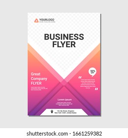 Brochure design, Annual Report, cover modern layout, poster, flyer with colorful shapes, geometric design for business promotion.