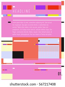 Vector Business Brochure design. Annual report vector illustration template. Corporate business catalog and magazine cover. Business presentation with graphic elements.
 