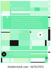 Vector Business Brochure design. Annual report vector illustration template. Corporate business catalog and magazine cover. Business presentation with graphic elements.
 