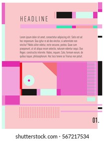 Vector Business Brochure design. Annual report vector illustration template. Corporate business catalog and magazine cover. Business presentation with graphic elements.
 