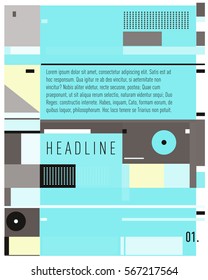 Vector Business Brochure design. Annual report vector illustration template. Corporate business catalog and magazine cover. Business presentation with graphic elements.
 