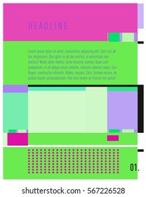 Vector Business Brochure design. Annual report vector illustration template. Corporate business catalog and magazine cover. Business presentation with graphic elements.
 