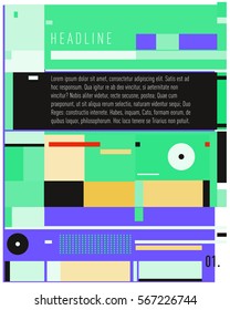 Vector Business Brochure design. Annual report vector illustration template. Corporate business catalog and magazine cover. Business presentation with graphic elements.
 