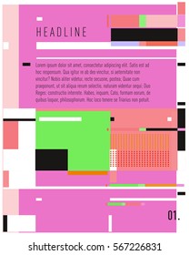 Vector Business Brochure design. Annual report vector illustration template. Corporate business catalog and magazine cover. Business presentation with graphic elements.
 
