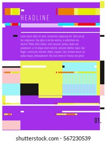 Vector Business Brochure design. Annual report vector illustration template. Corporate business catalog and magazine cover. Business presentation with graphic elements.
