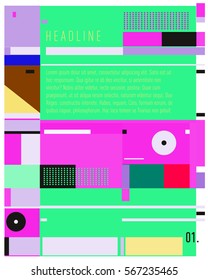 Vector Business Brochure design. Annual report vector illustration template. Corporate business catalog and magazine cover. Business presentation with graphic elements.