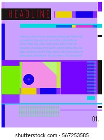 Vector Business Brochure design. Annual report vector illustration template. Corporate business catalog and magazine cover. Business presentation with graphic elements.