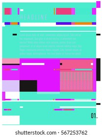 Vector Business Brochure design. Annual report vector illustration template. Corporate business catalog and magazine cover. Business presentation with graphic elements.