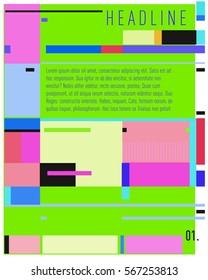 Vector Business Brochure design. Annual report vector illustration template. Corporate business catalog and magazine cover. Business presentation with graphic elements.