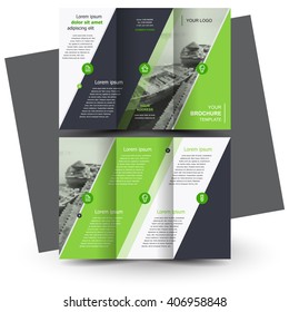 Brochure design, business brochure template, creative tri-fold, trend brochure