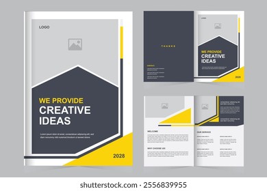 Brochure Design, Business Brochure Design template layout