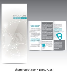 Brochure Design with  circles 