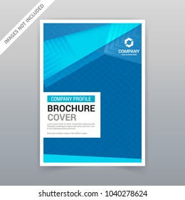 Brochure design with colorful designs vector