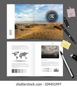 brochure design concept-modern-landscape