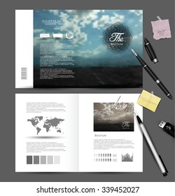 brochure design concept-modern-landscape