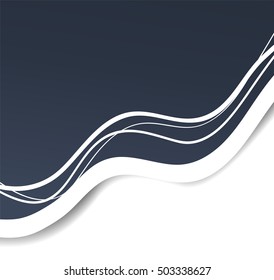 Brochure design content background with circles. Design layout template