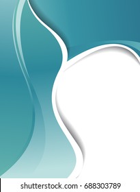 Brochure design content background with circles. Design layout template